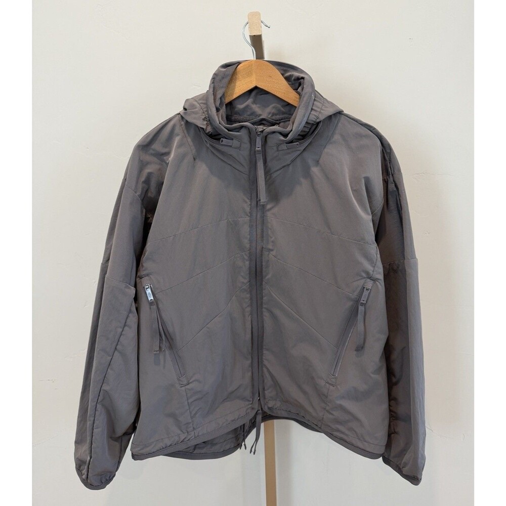 Free People Movement Peace Out Outer Shell Jacket Women’s Size S Gunmetal Gray - Picture 2 of 14